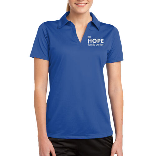 Mt. Hope Embroidered Women's PosiCharge ® Active Textured Polo Shirt Thumbnail