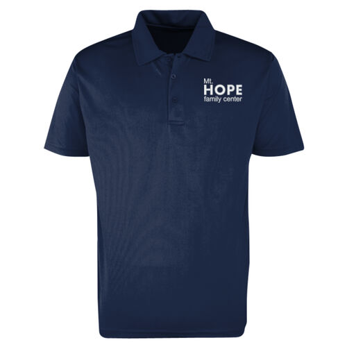 Mt. Hope Embroidered PosiCharge ® Active Textured Polo Shirt Thumbnail