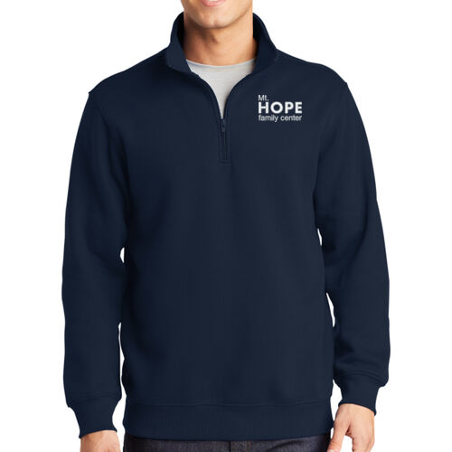 Mt. Hope Family Center Embroidered 1/4 Zip Sweatshirt Thumbnail