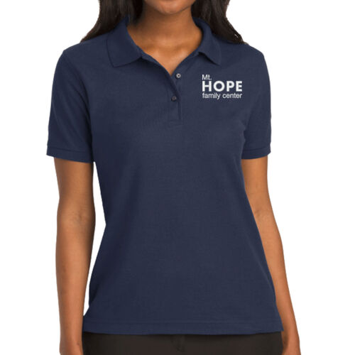 Mt. Hope Family Center Embroidered Ladies Silk Touch Polo Thumbnail
