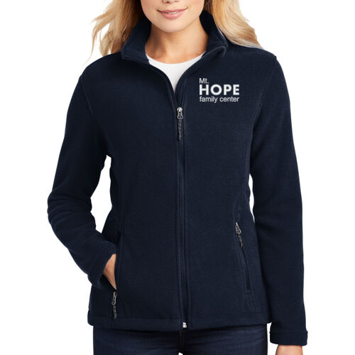 Mt. Hope Family Center Ladies Embroidered Full-Zip Fleece Jacket Thumbnail