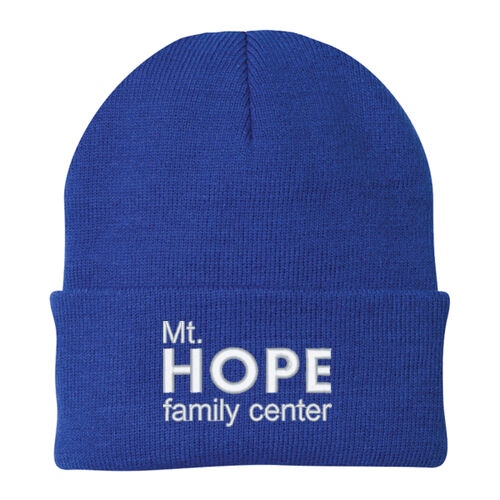 Mt. Hope Family Center Embroidered Knit Hat Thumbnail