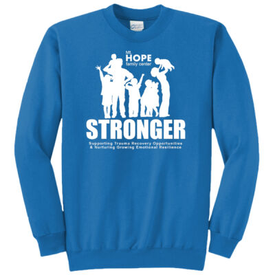 Stronger Mt. Hope Family Center Printed Crewneck Sweatshirt Thumbnail