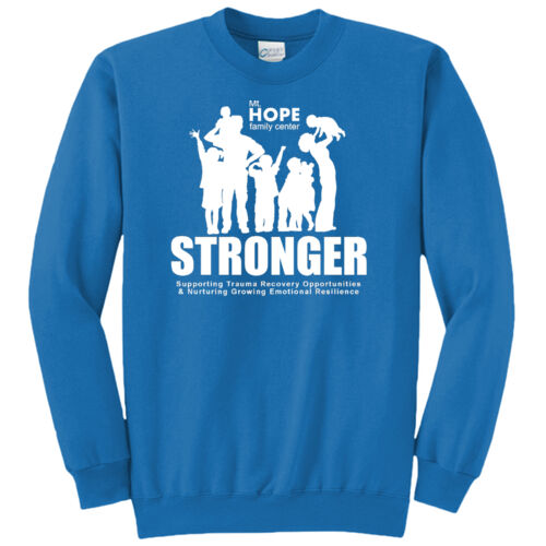 Stronger Mt. Hope Family Center Printed Crewneck Sweatshirt Thumbnail